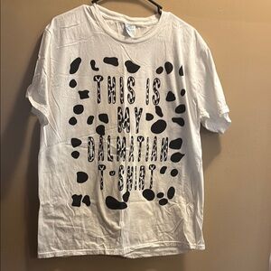 White and Black Graphic Short Sleeve Tee
